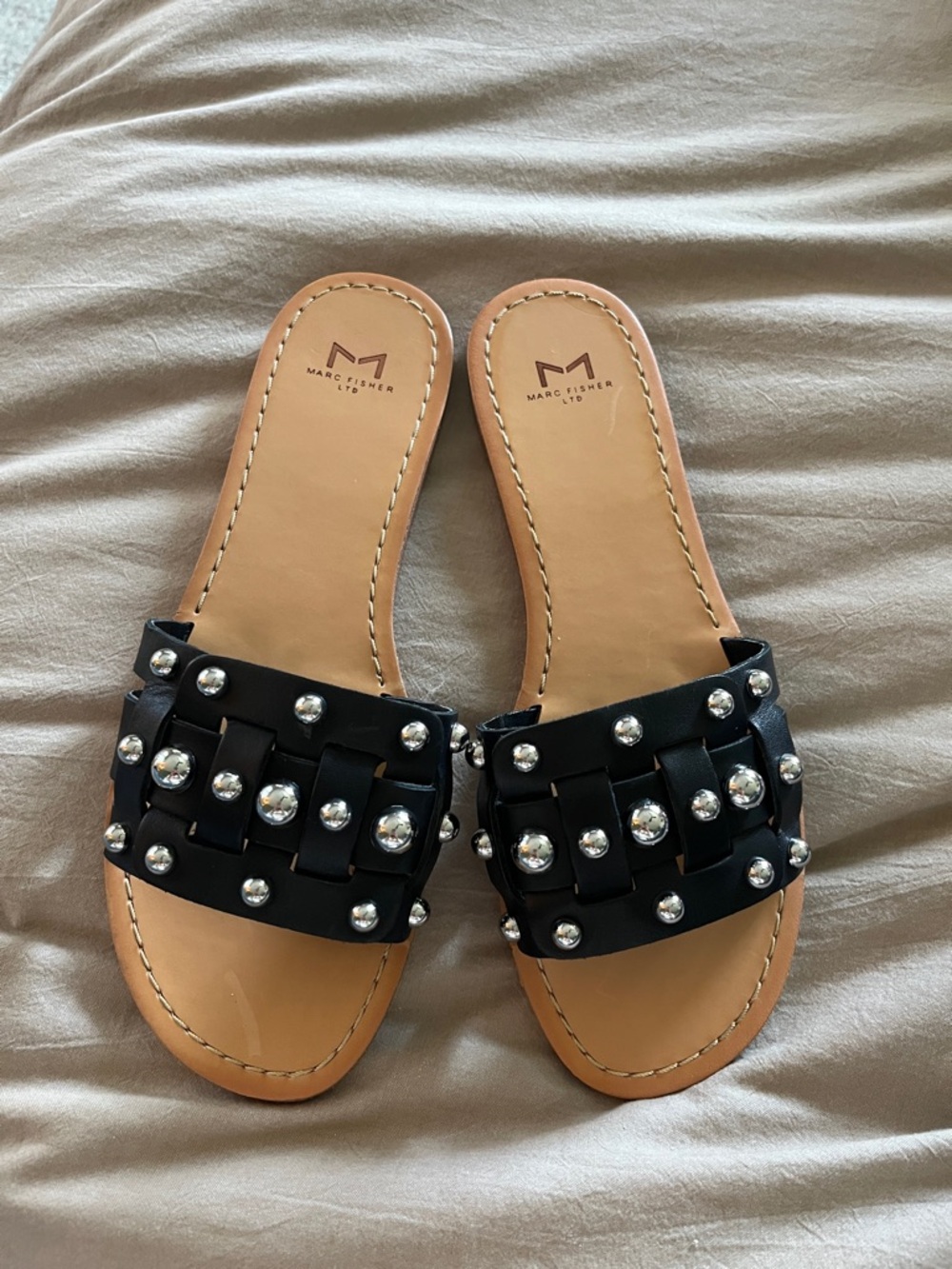 Marc Fisher Pacca Slide Sandal size 7 1/2